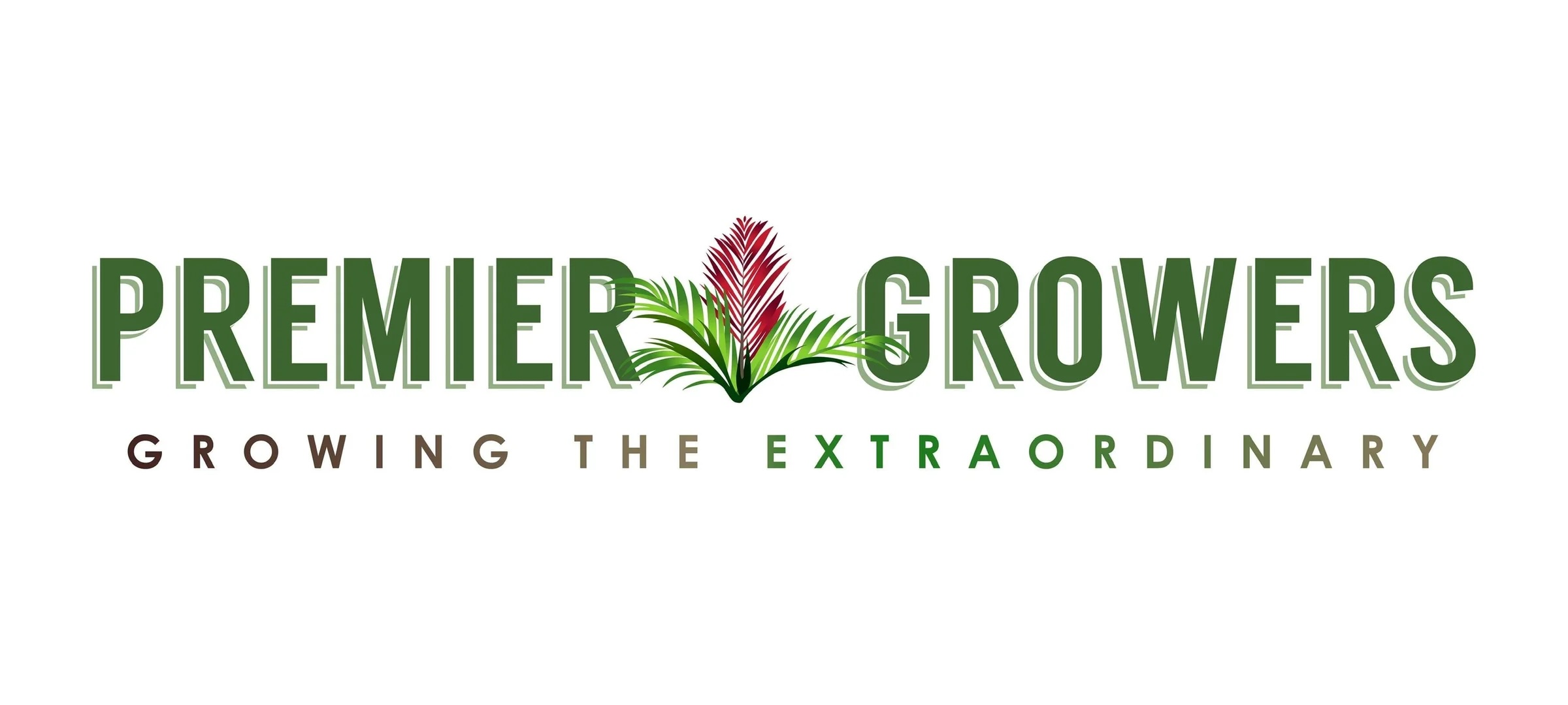Logo for Premier Growers: Growing the Extraordinary.