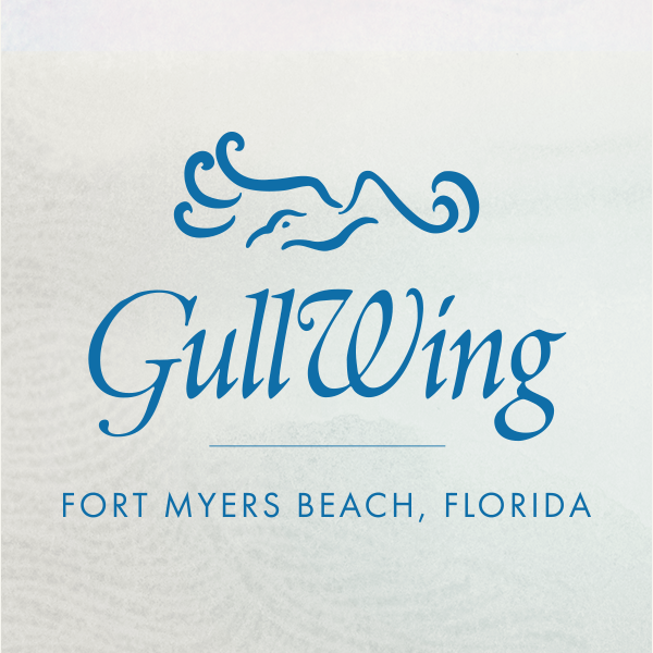 Logo for GullWing Beach Resort.