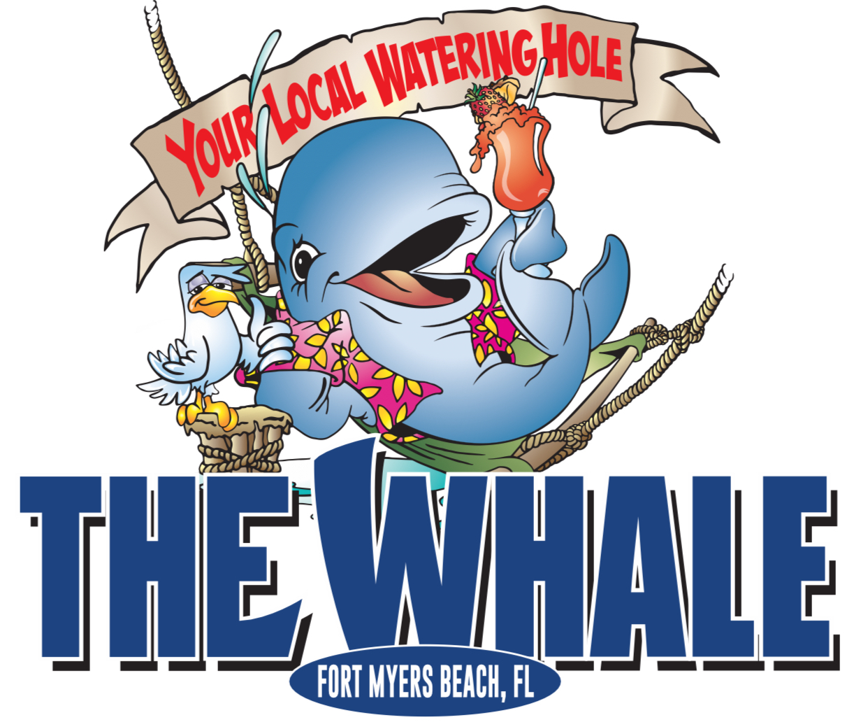 Logo for The Whale: Your local watering hole.